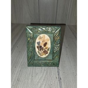 Vintage Pressed Dried Flowers Miniature Picture Cottagecore Decor Boho